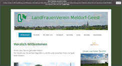 Desktop Screenshot of landfrauen-meldorf-geest.de
